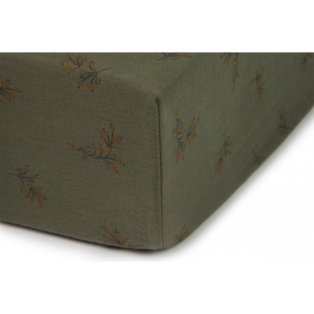 WABI-SABI WASHED  PRINTED FITTED SHEET - 70 X 140cm
