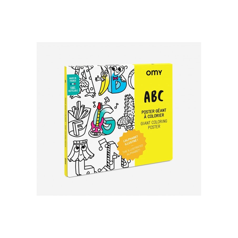 GIANT COLOURING POSTER - ABC