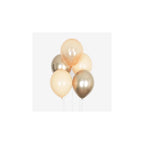 10 MIXED BALLOONS - PEACH