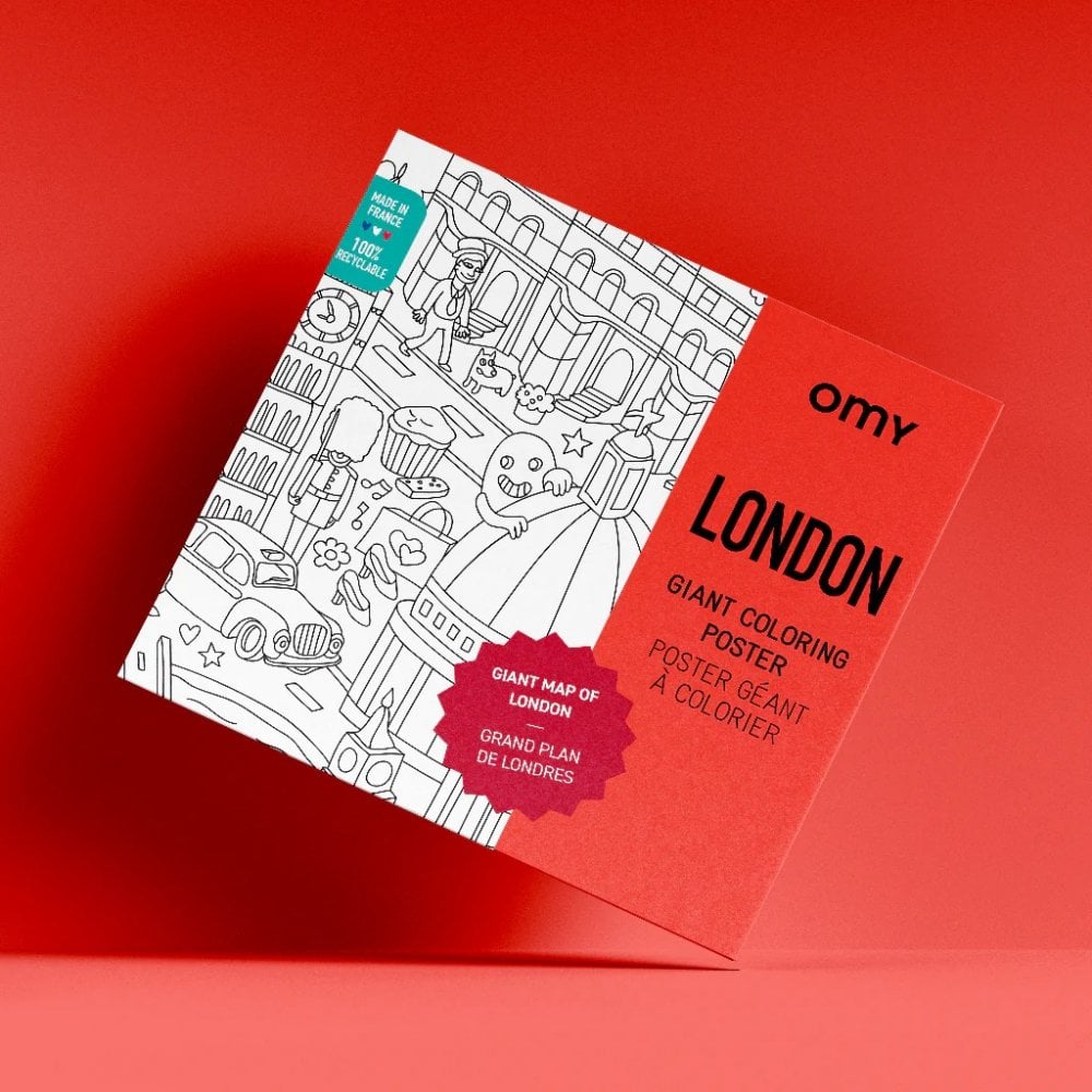 GIANT COLOURING POSTER - LONDON