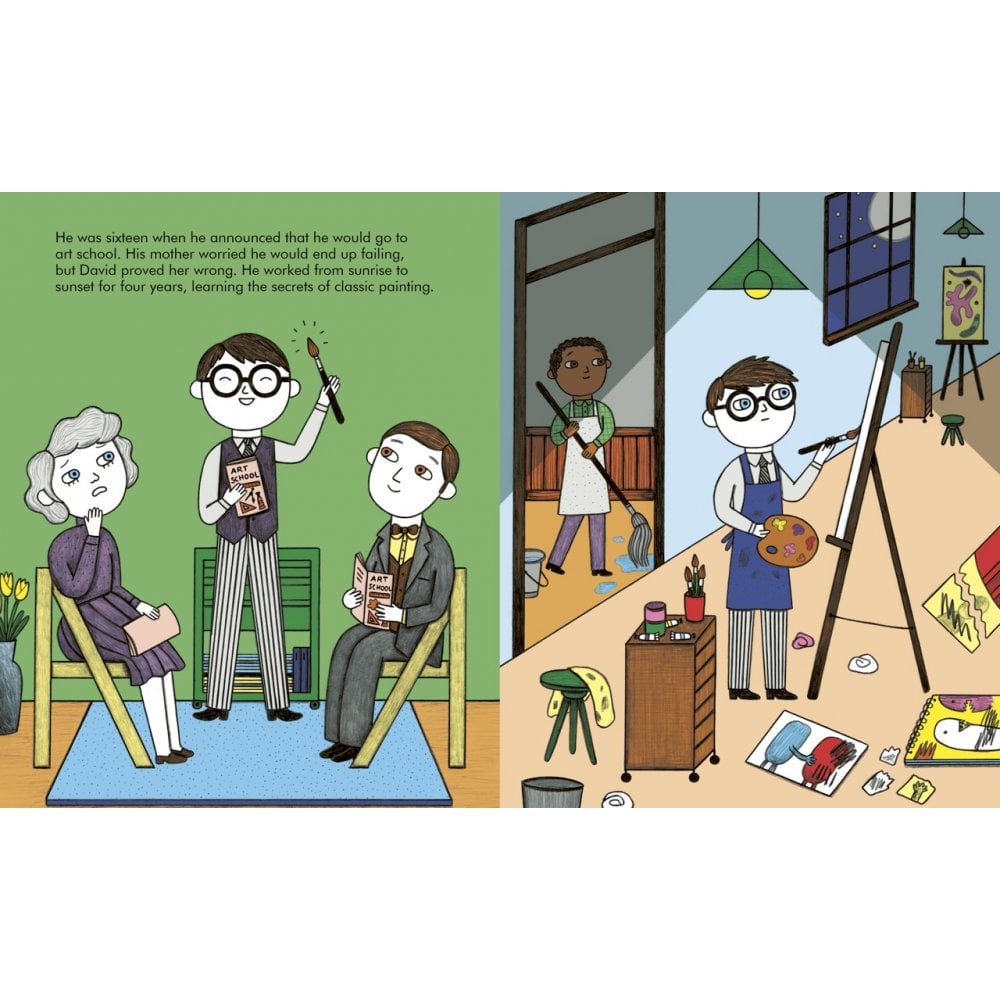 LITTLE PEOPLE BIG DREAMS BOOK - DAVID HOCKNEY (4-7 YEARS)