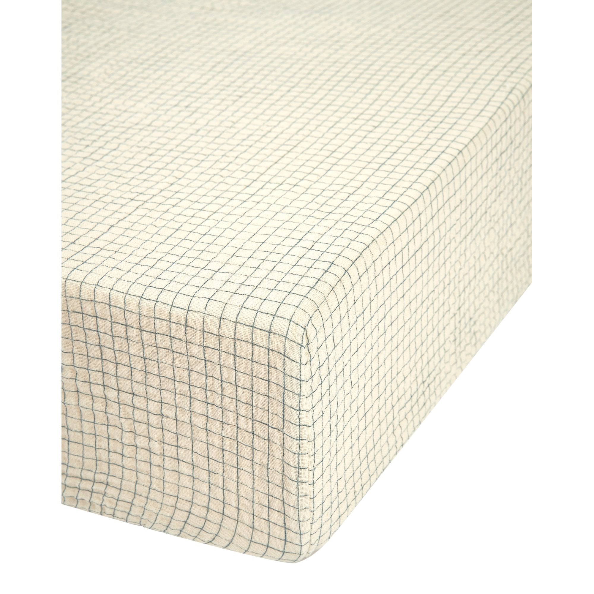 WABI-SABI WASHED  PRINTED FITTED SHEET - 70 X 140cm