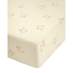 WABI-SABI WASHED  PRINTED FITTED SHEET - 70 X 140cm