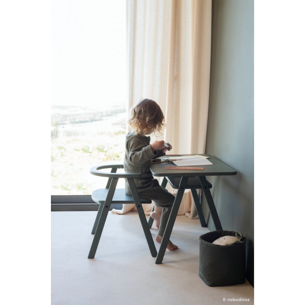 GROWING GREEN KID CHAIR - DEEP GREEN