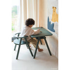 GROWING GREEN KID CHAIR - DEEP GREEN
