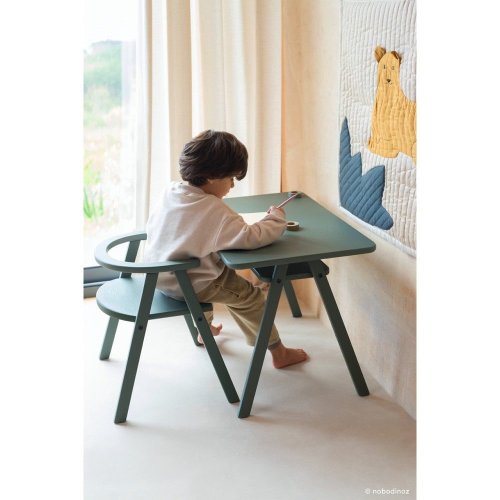 GROWING GREEN KID CHAIR - DEEP GREEN