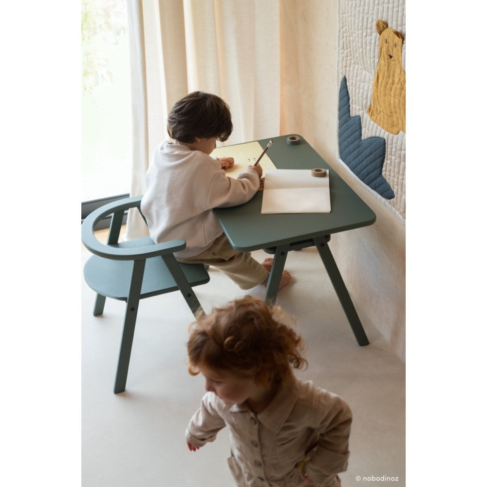 GROWING GREEN KID CHAIR - DEEP GREEN