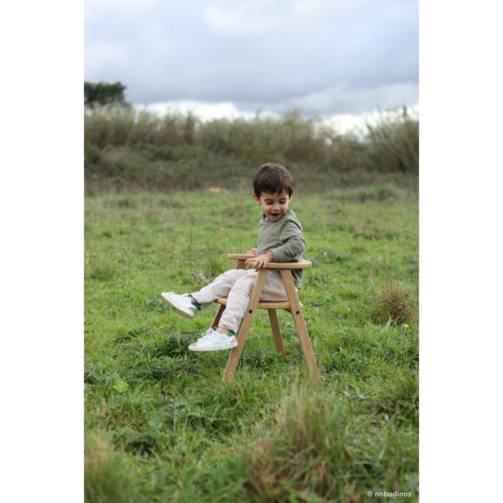 GROWING GREEN KID CHAIR - NATURAL OAK