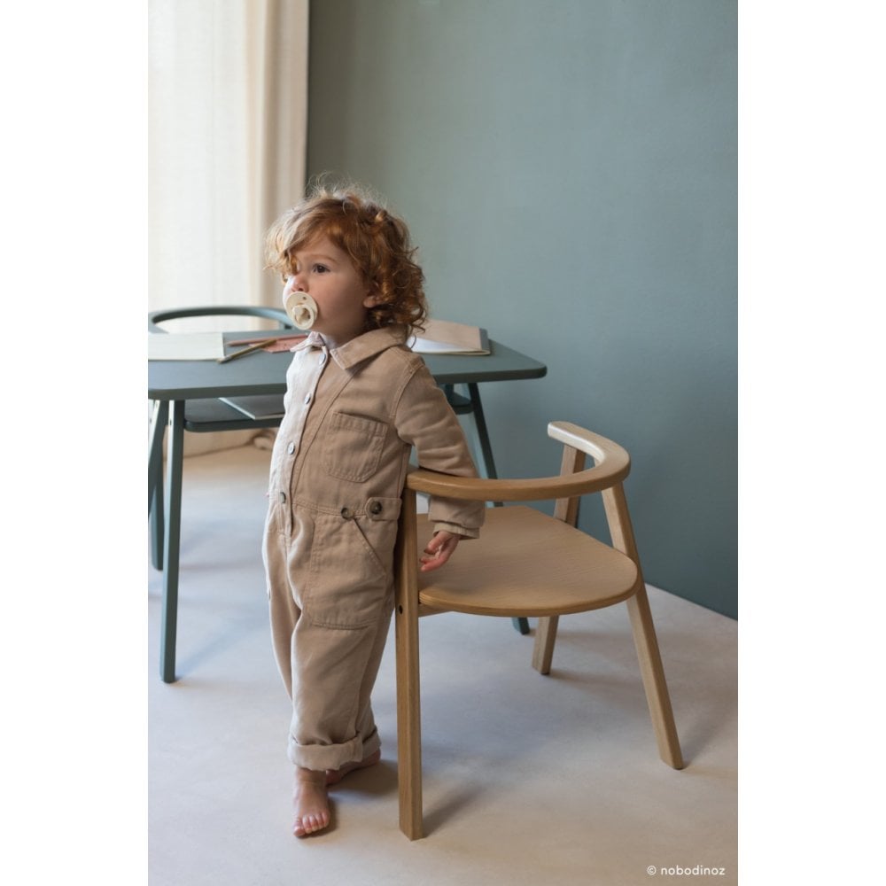 GROWING GREEN KID CHAIR - NATURAL OAK