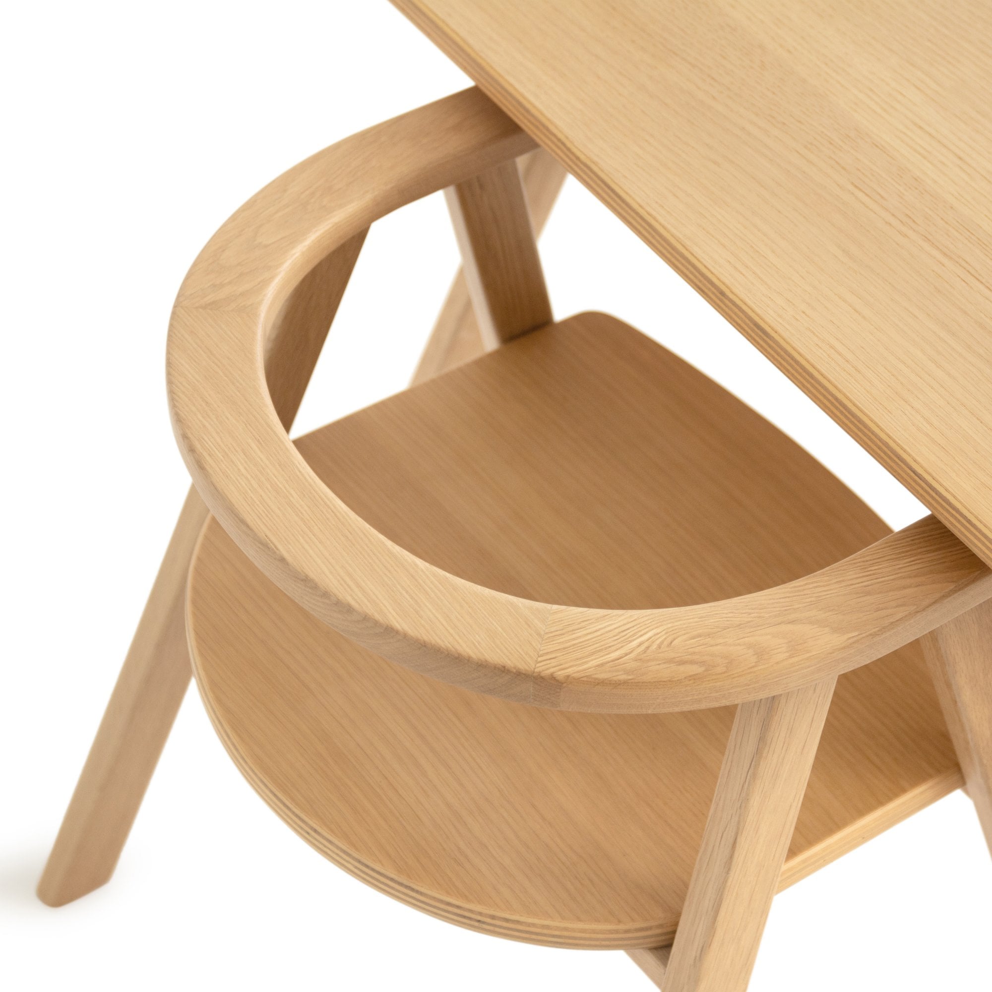 GROWING GREEN KID CHAIR - NATURAL OAK