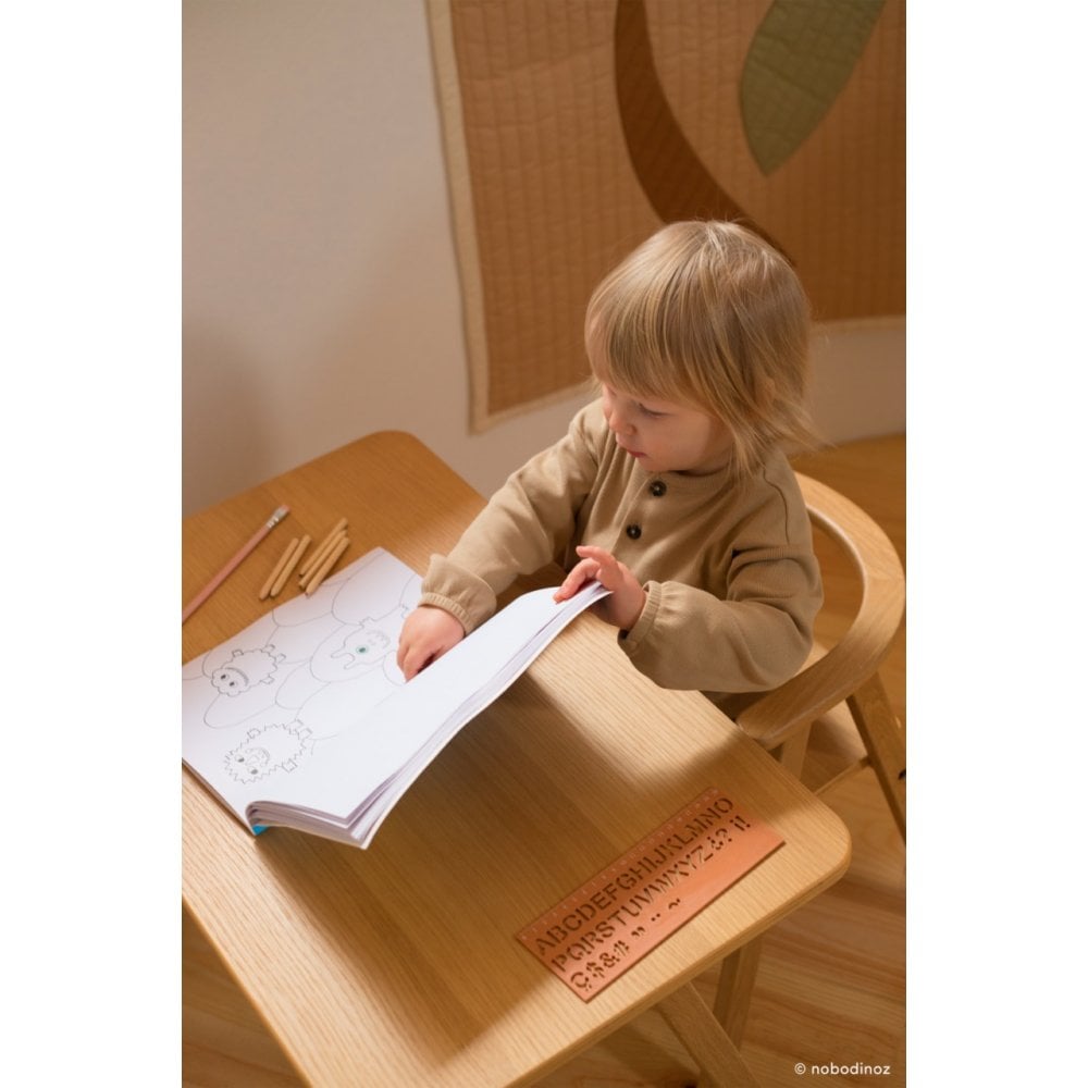 GROWING GREEN KID TABLE - NATURAL OAK