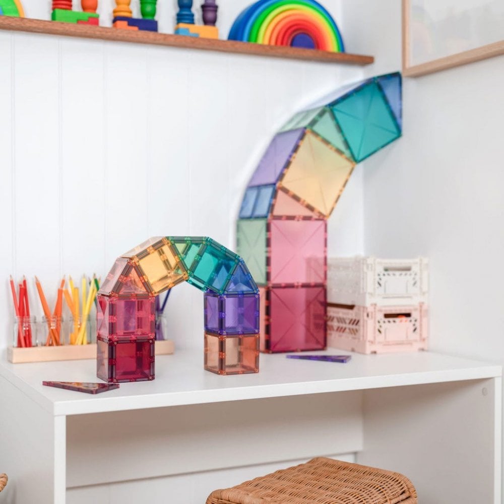 MAGNETIC TILES 64 PIECE STARTER PACK - PASTEL