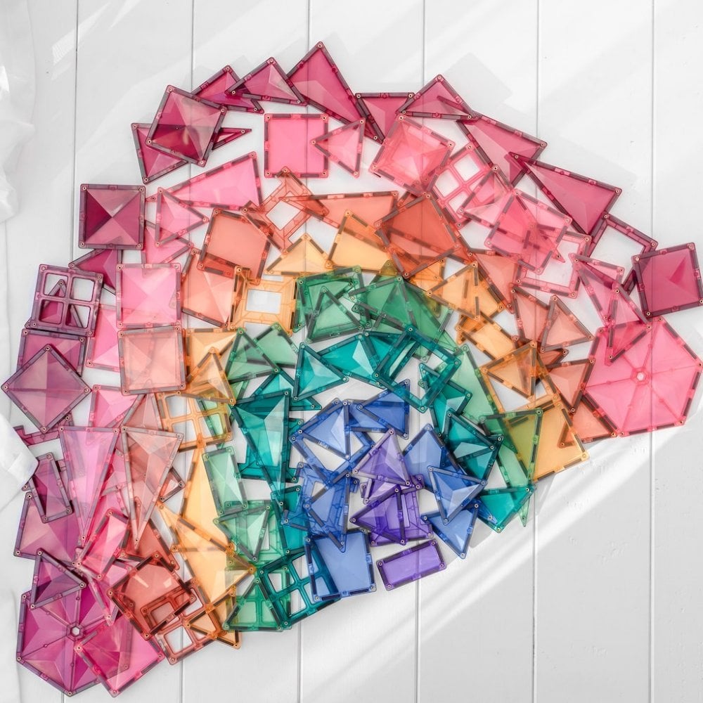 MAGNETIC TILES 202 PIECE MEGA PACK - PASTEL