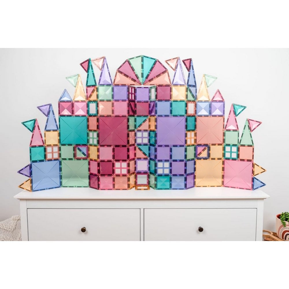 MAGNETIC TILES 120 PIECE CREATIVE PACK - PASTEL