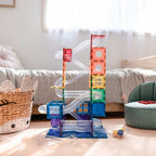 MAGNETIC TILES 92 PIECE BALL RUN - RAINBOW