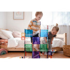 MAGNETIC TILES 92 PIECE BALL RUN - RAINBOW