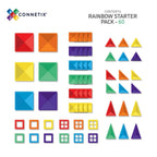 MAGNETIC TILES 60 PIECE STARTER PACK - RAINBOW