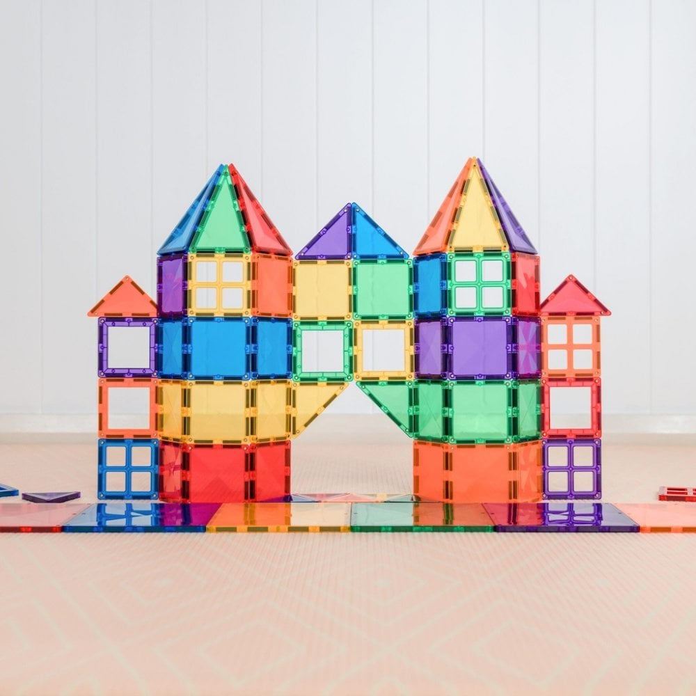 MAGNETIC TILES 60 PIECE STARTER PACK - RAINBOW