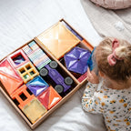 MAGNETIC TILES 212 PIECE MEGA PACK - RAINBOW