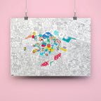 GIANT COLOURING POSTER - KIDS LIFE