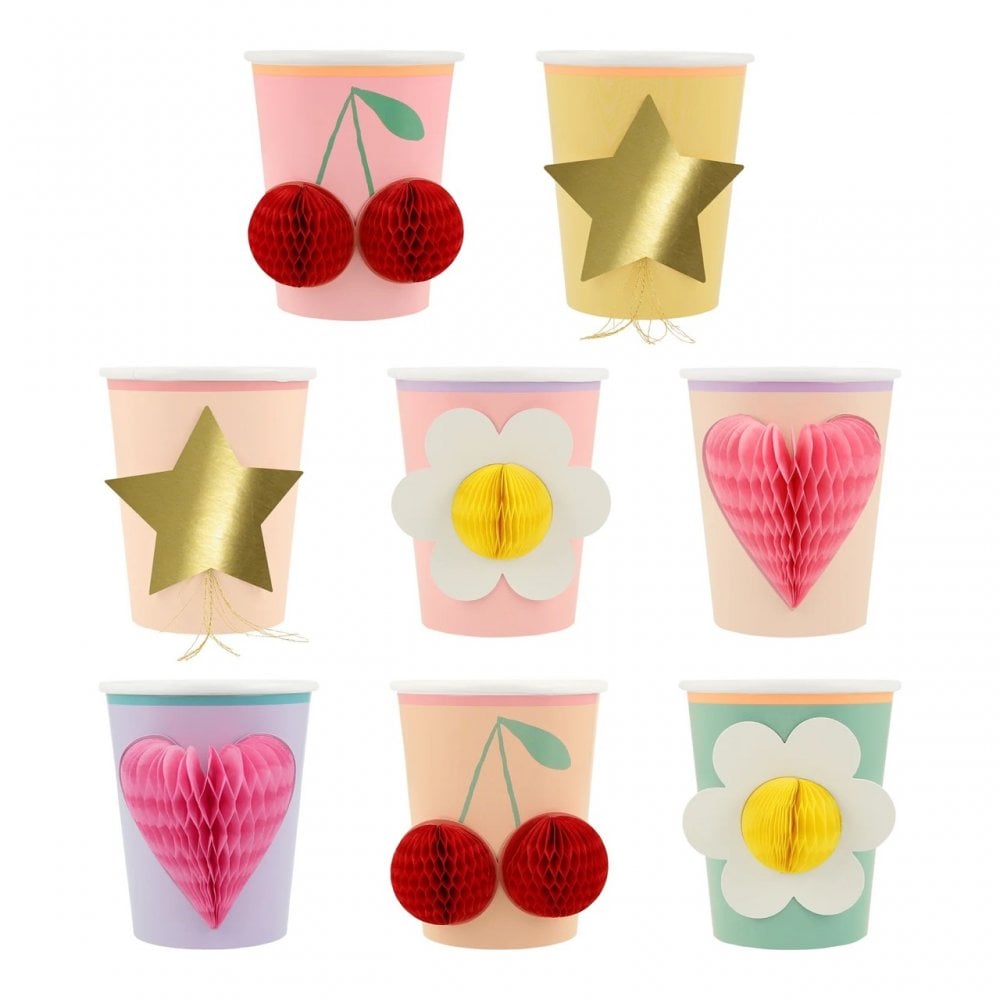 8 HAPPY ICON CUPS