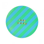 8 STRIPE HAPPY BIRTHDAY PLATES