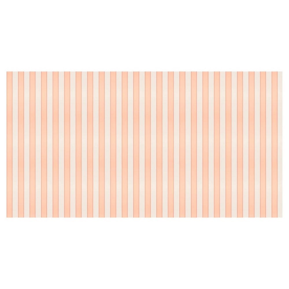 PEACH STRIPE TABLECLOTH