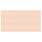 PEACH STRIPE TABLECLOTH