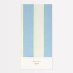 PALE BLUE STRIPE TABLECLOTH