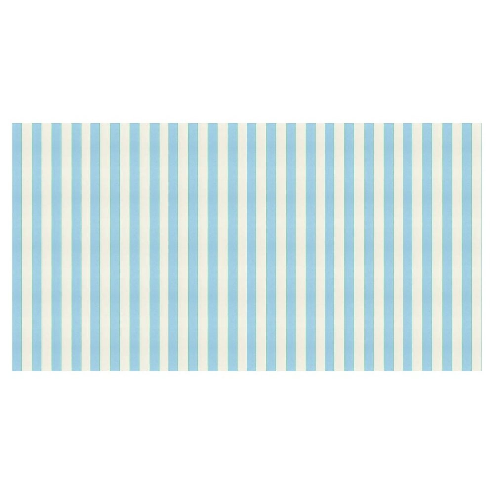 PALE BLUE STRIPE TABLECLOTH