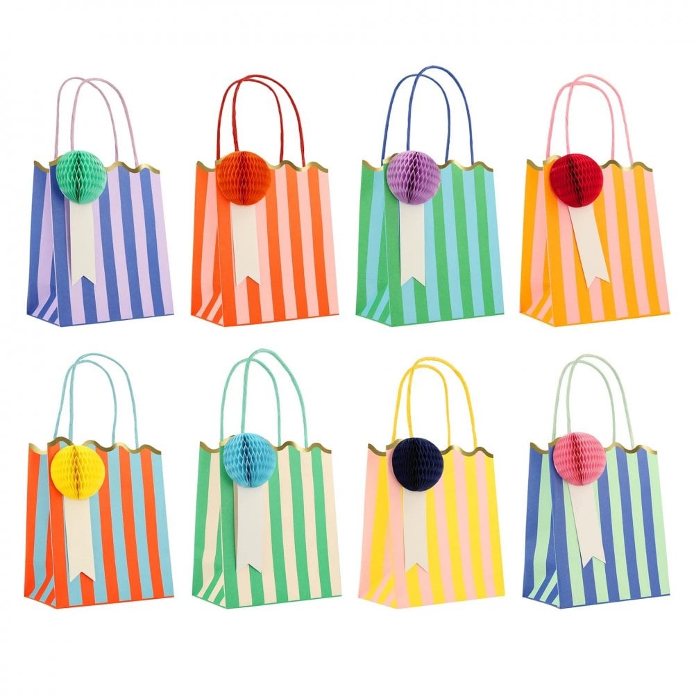 8 STRIPE PARTY BAGS