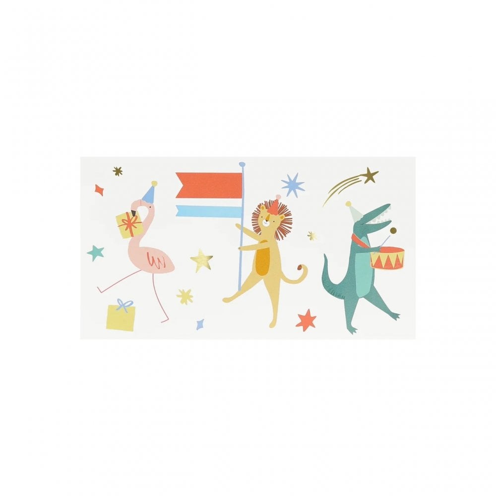ANIMAL PARADE TEMPORARY TATTOOS