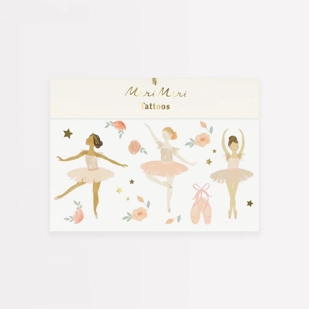 BALLET TEMPORARY TATTOOS