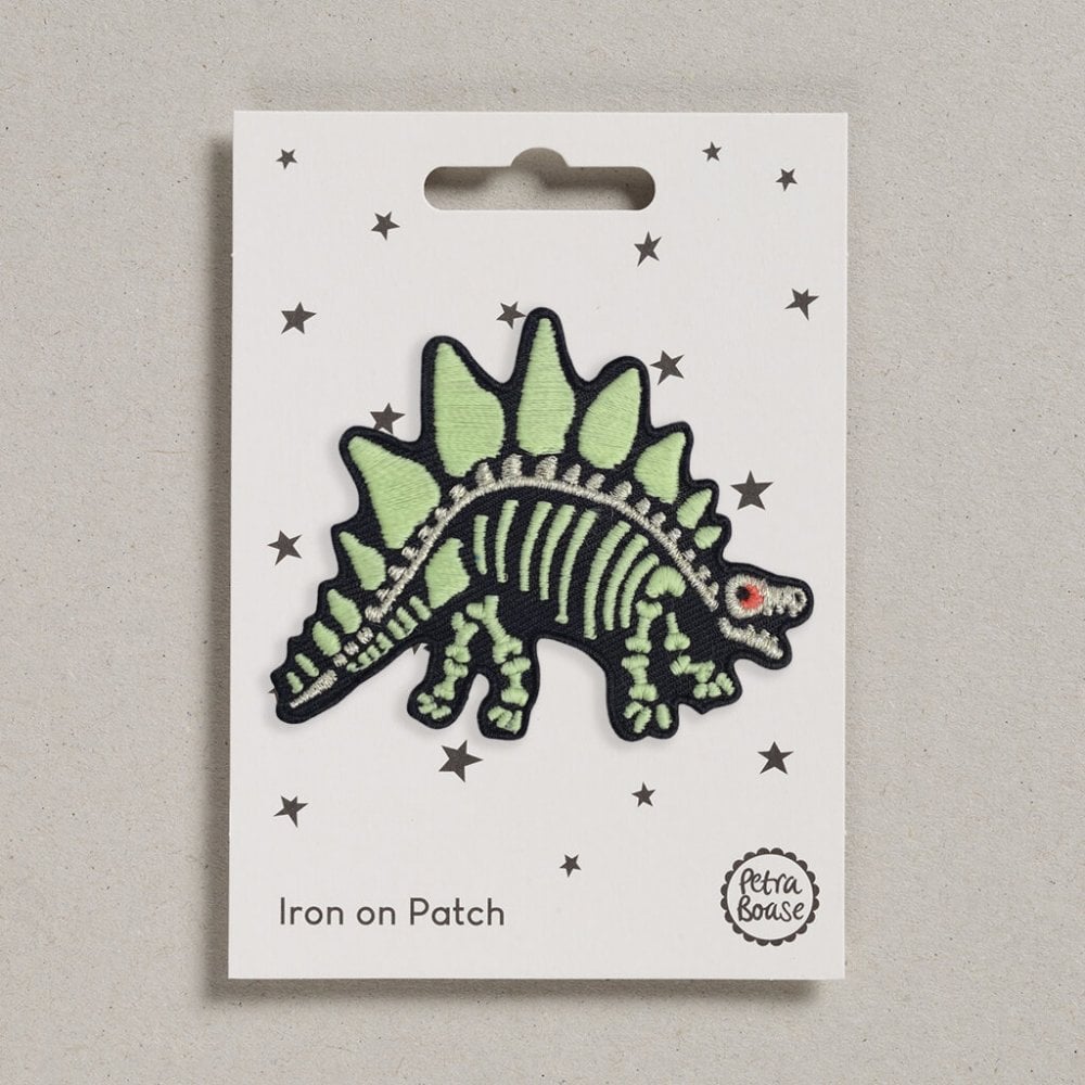 IRON ON PATCH WITH GLOW IN THE DARK DETAILS
