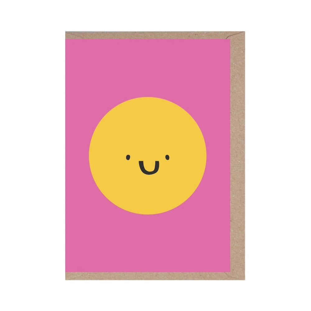 SMILEY FACE MINI CARD
