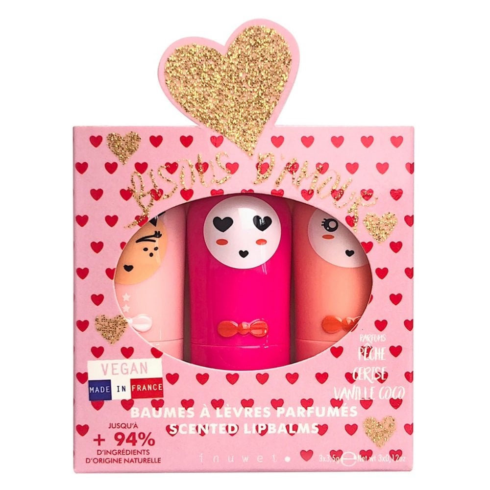 SCENTED LIP BALM TRIO - BISOU