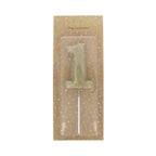 GOLD GLITTER BIRTHDAY NUMBER CANDLE