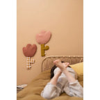 FLOWER CUSHIONED WALL HANGING