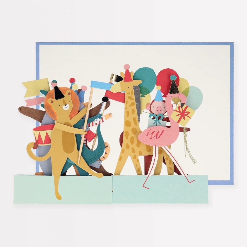 ANIMAL PARADE CONCERTINA CARD
