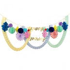 HAPPY BIRTHDAY HONEYCOMB GARLAND