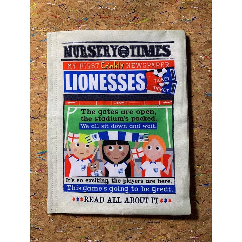 CRINKLY BOOK NEWSPAPER - Lionesses