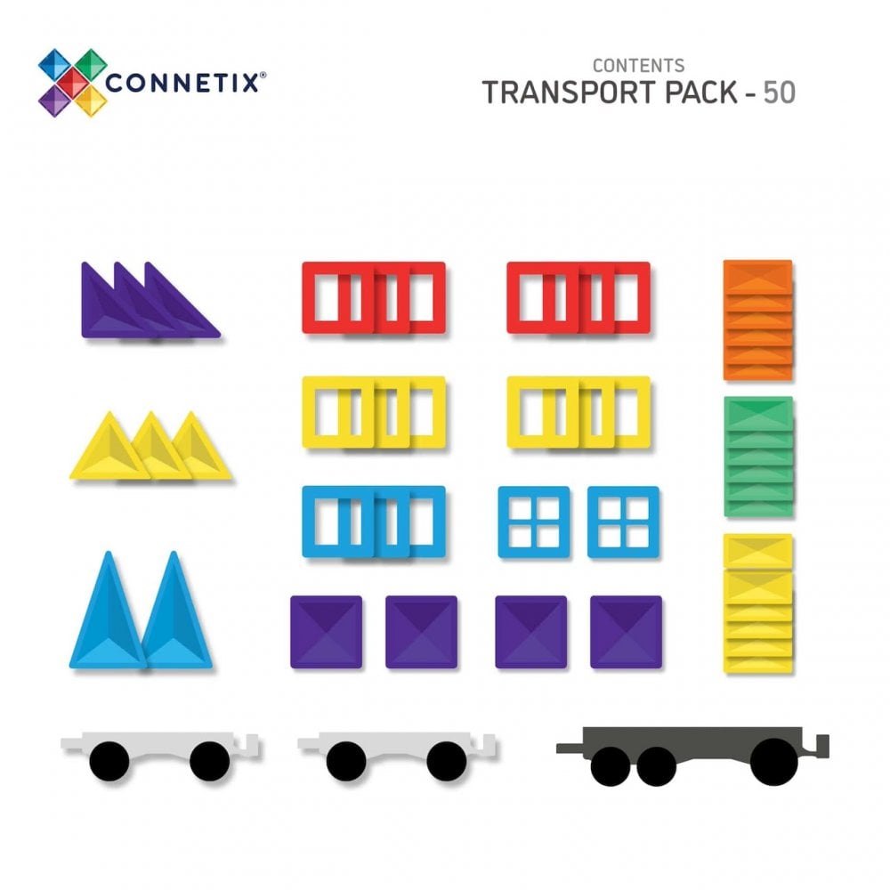 TRANSPORT PACK 50 PIECES - RAINBOW