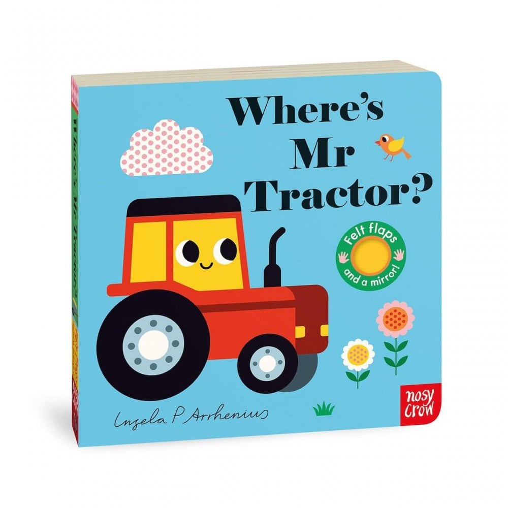 WHERE'S MR TRACTOR - FELT FLAPS BOARD BOOK (0-2 YEARS)
