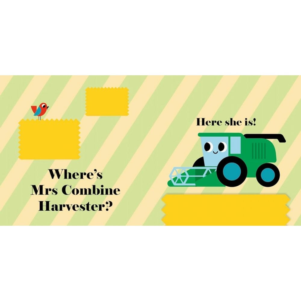 WHERE'S MR TRACTOR - FELT FLAPS BOARD BOOK (0-2 YEARS)