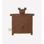 KNIT CUDDLE CLOTH COMFORTER - TEDDY NUT