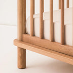 LATITUDE EVOLVING SOLID OAK WOOD CRIB COT BED
