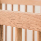 LATITUDE EVOLVING SOLID OAK WOOD CRIB COT BED
