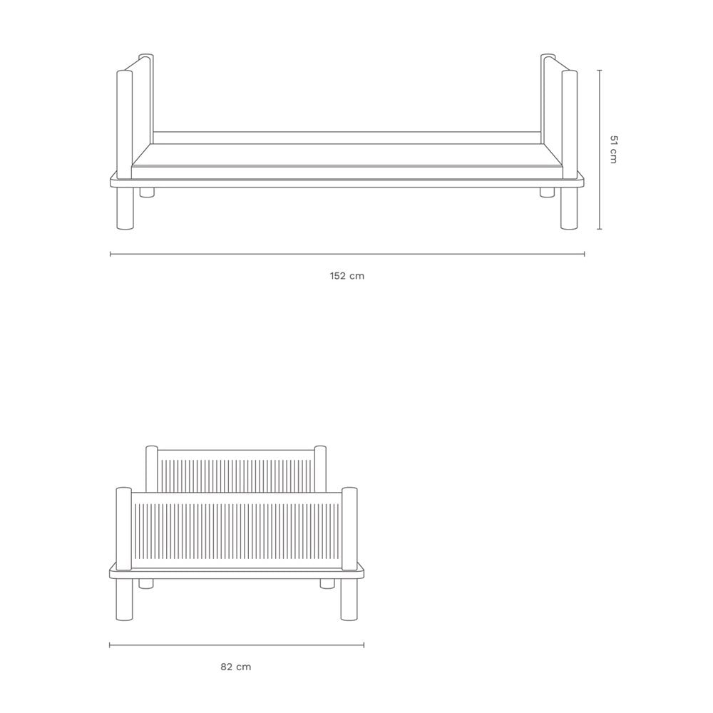 LATITUDE EVOLVING SOLID OAK WOOD CRIB COT + JUNIOR BED EXTENSION SET
