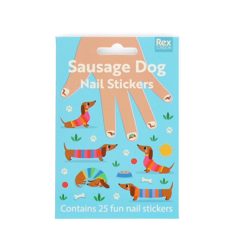 NAIL STICKERS - SAUSAGE DOG