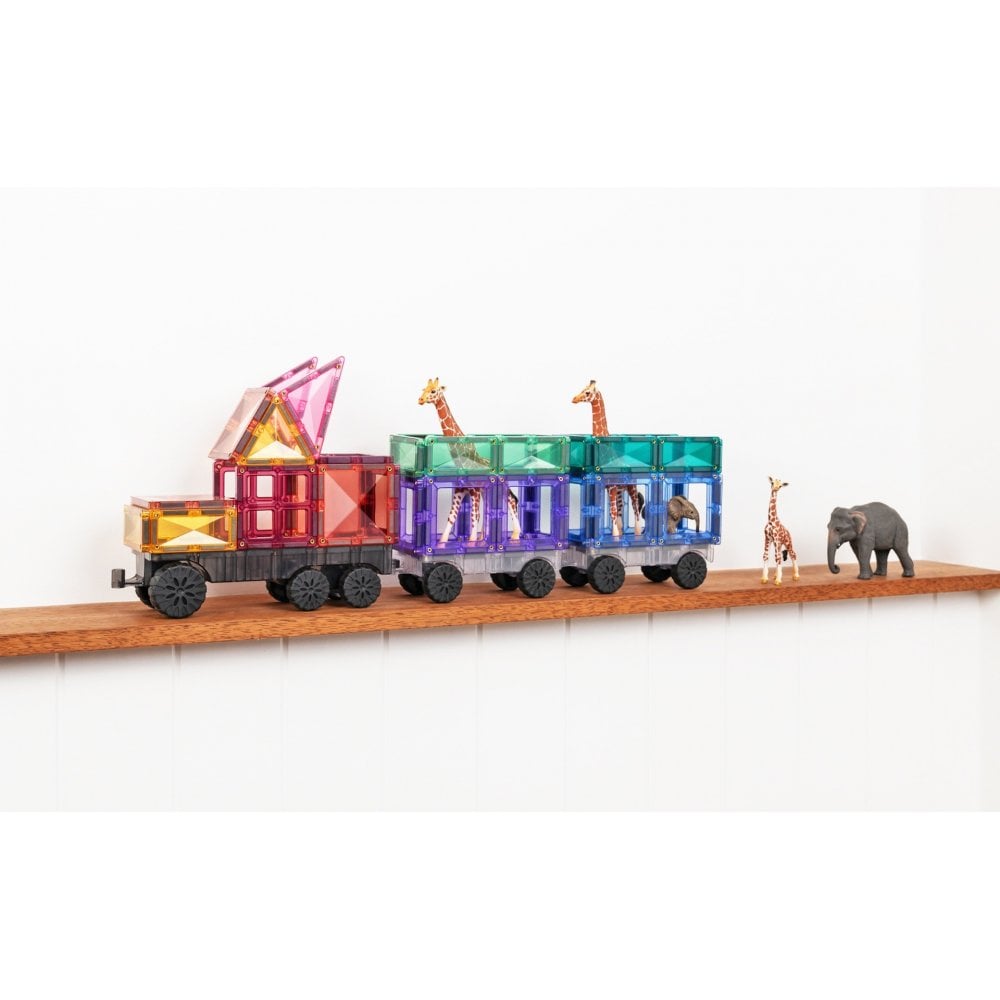 MAGNETIC TILES PASTEL TRANSPORT PACK 50 PIECES